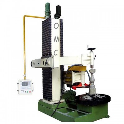 Marble granite pillar arc stone profiling processing machine